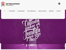 Tablet Screenshot of entrehumanos.org